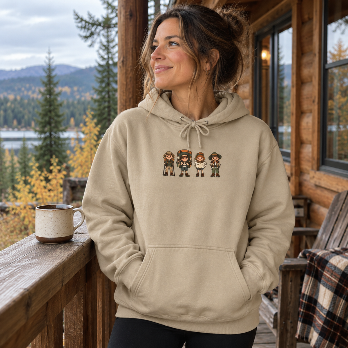 Hiker Crew Hoodie - worn
