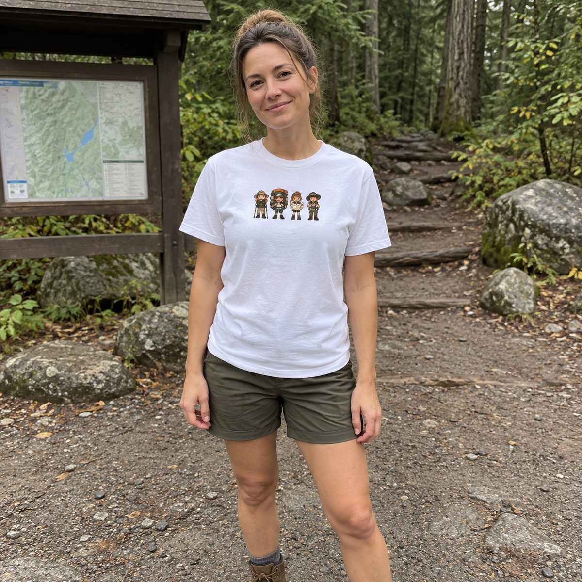 Hiker Crew T-Shirt - worn