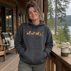 Trail Dogs Hoodie - worn