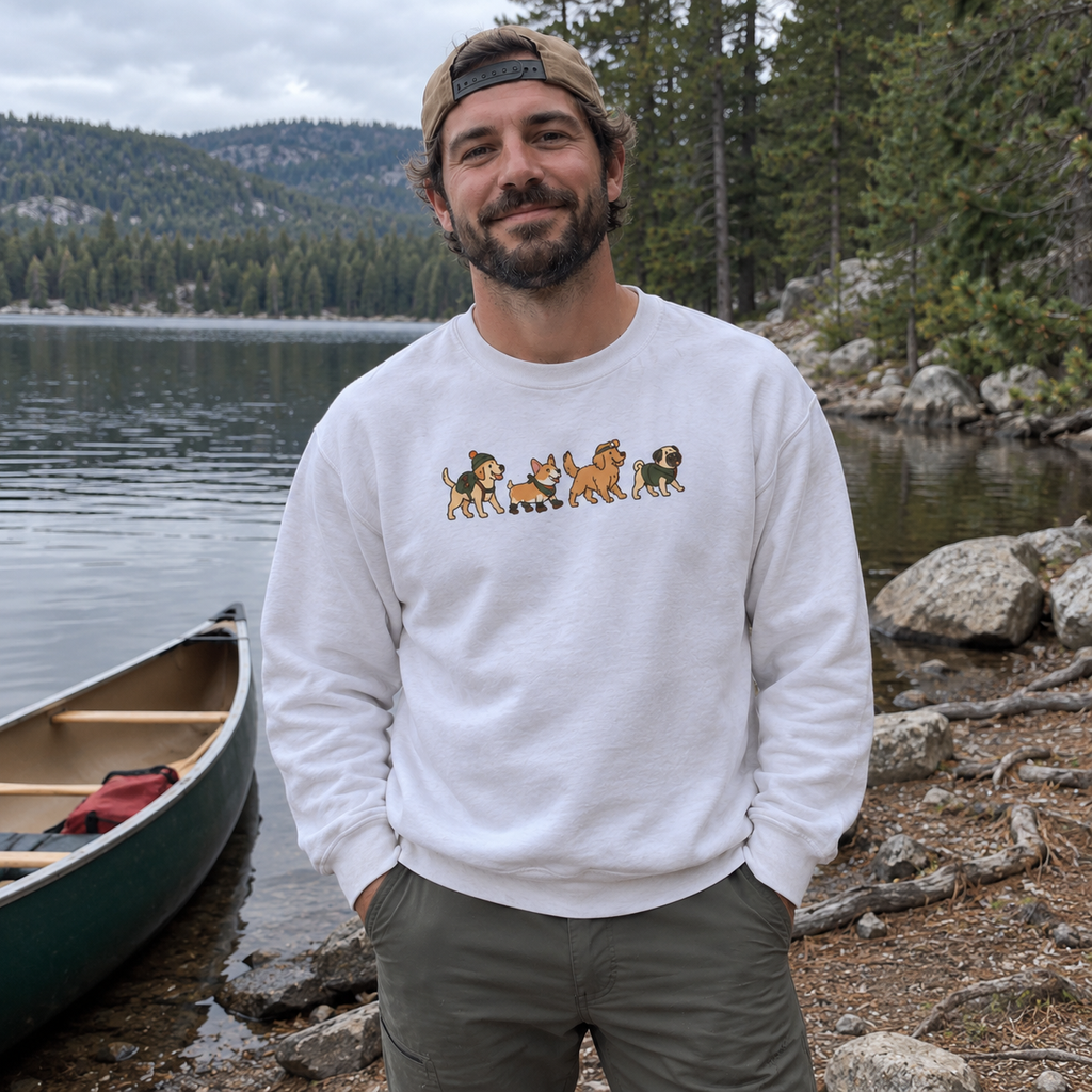 Trail Dogs Sweatshirt - worn