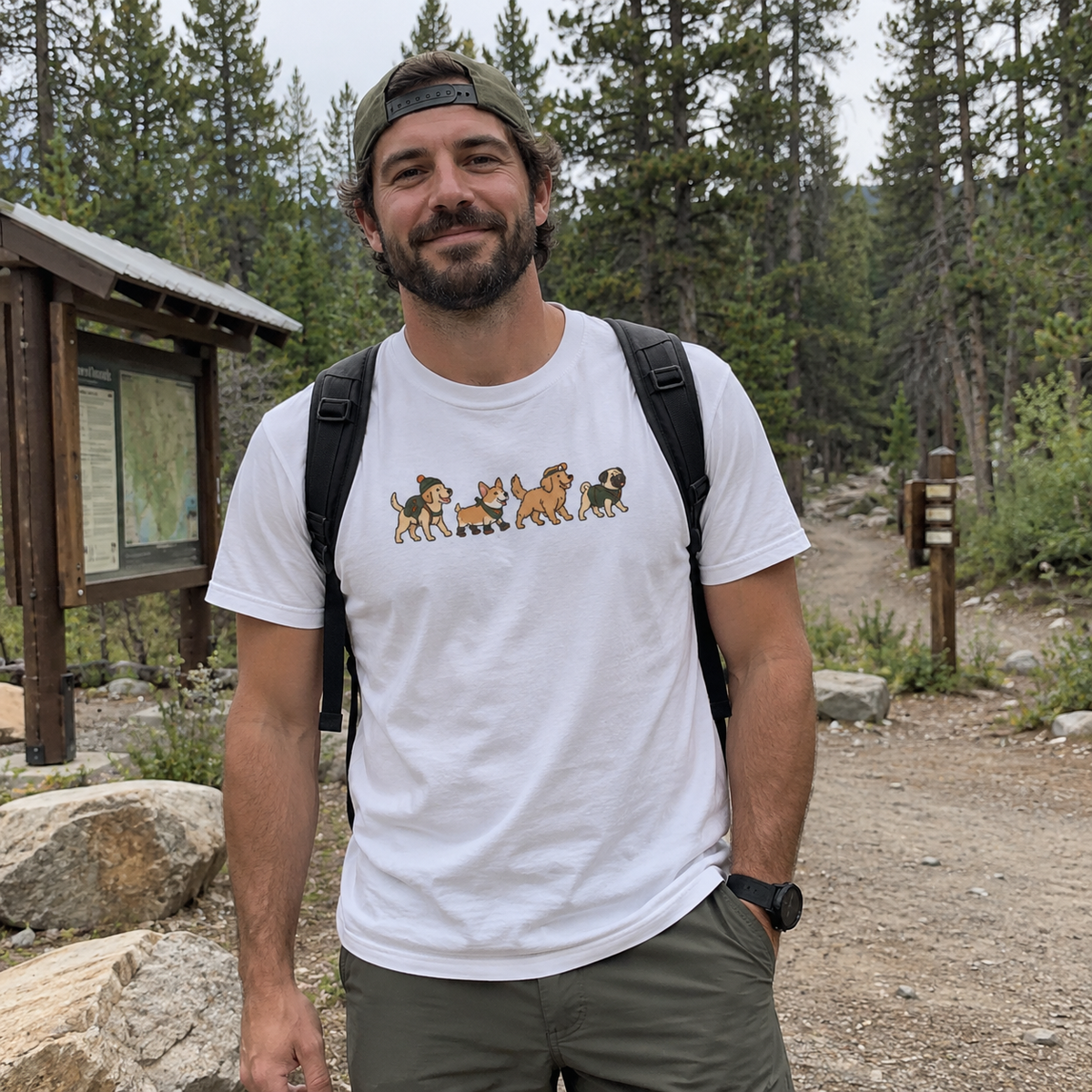 Trail Dogs T-Shirt - worn