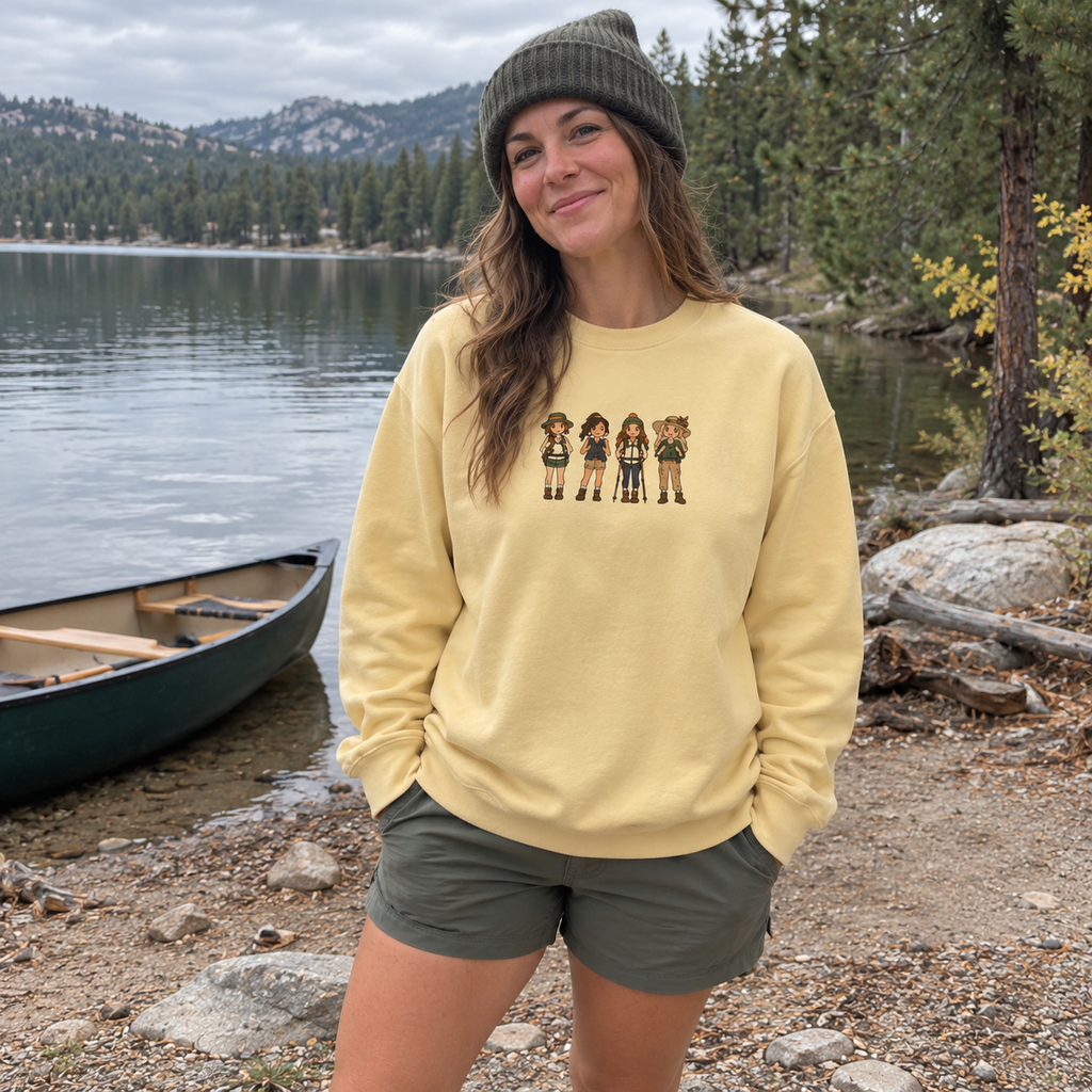 Trail Gals Sweatshirt - worn