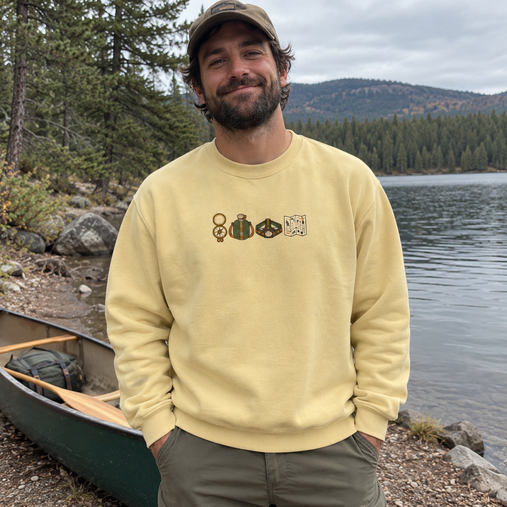 Trail Essentials Sweatshirt - worn