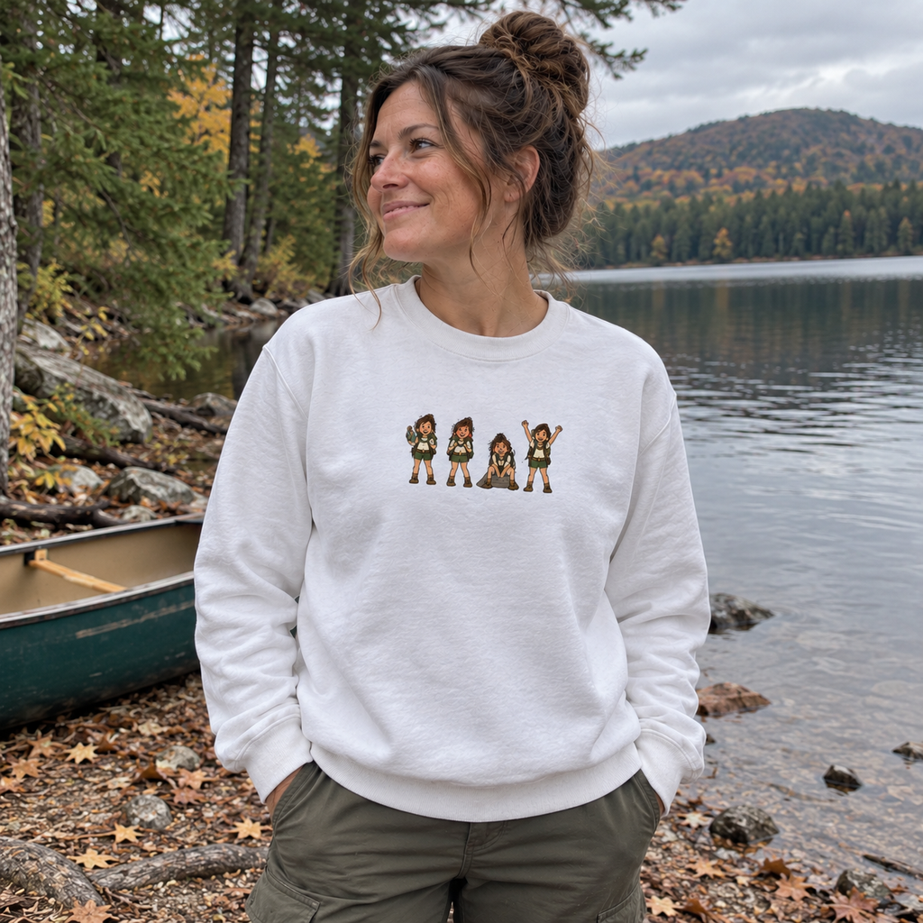 Hiker Moods Sweatshirt - worn