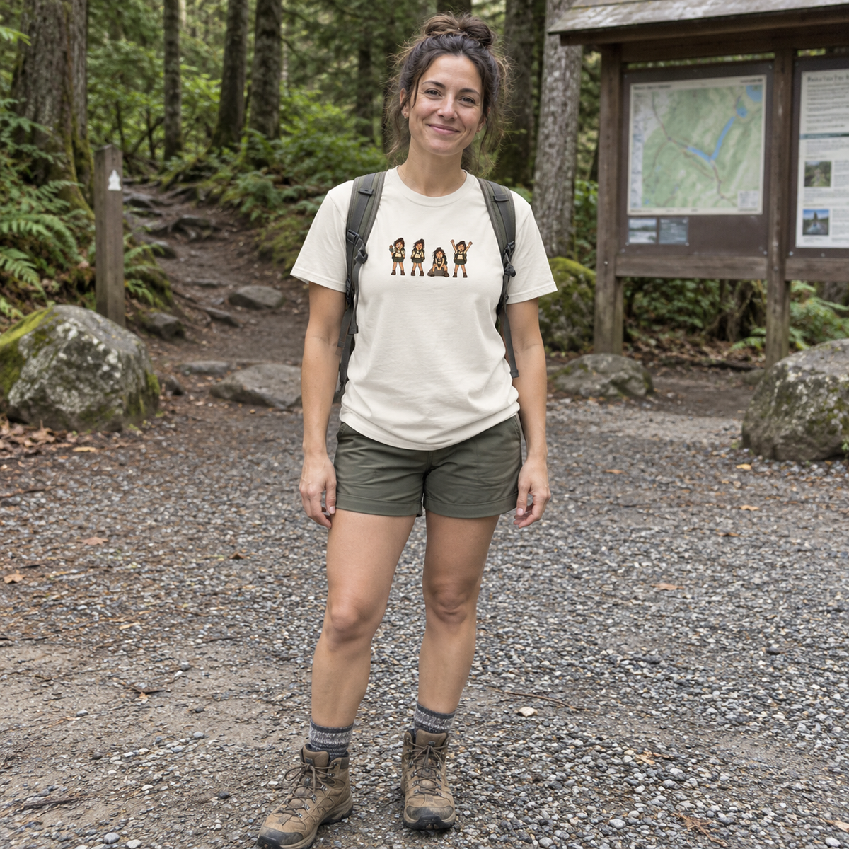 Hiker Moods T-Shirt - worn