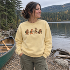 Woodland Hikers Sweatshirt - worn