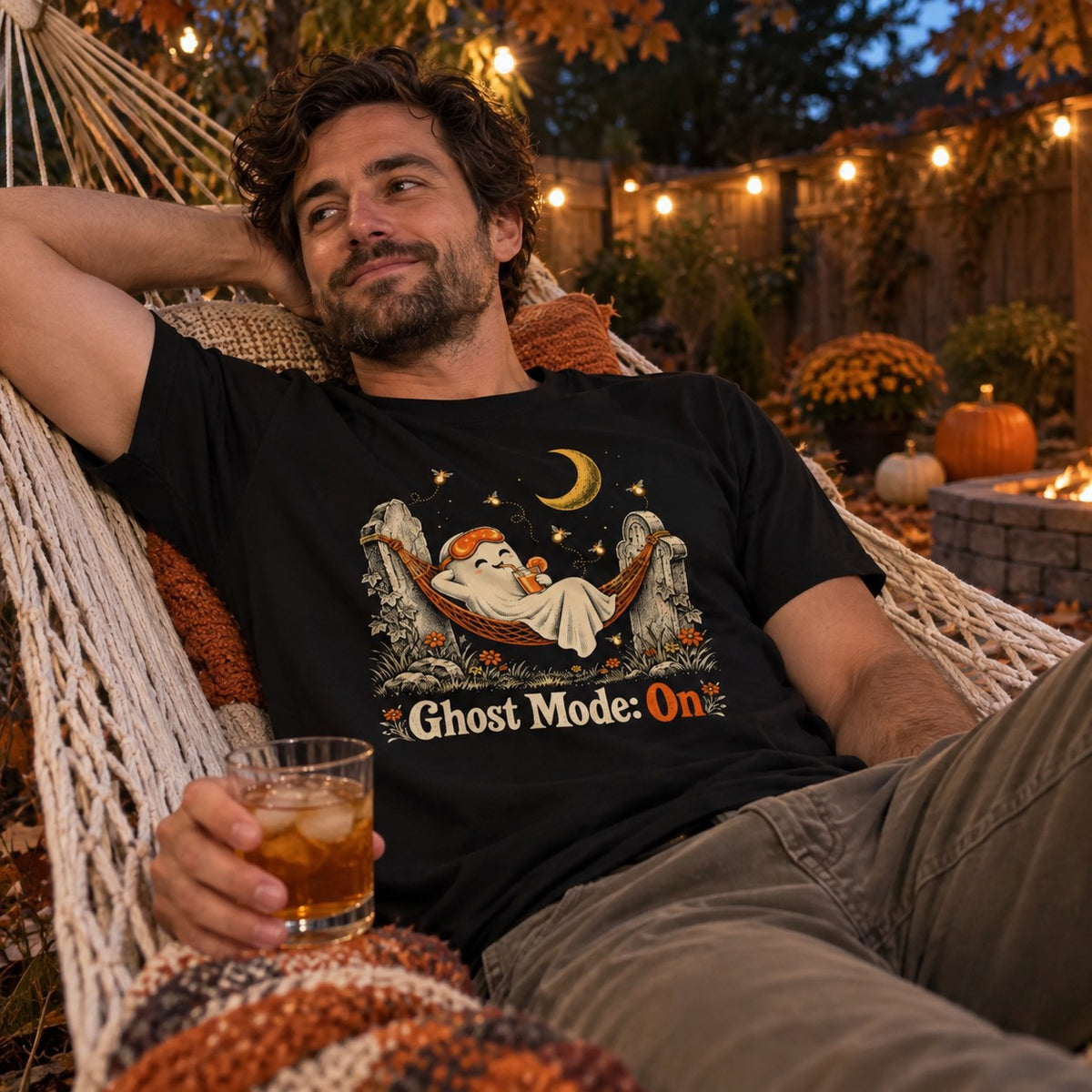 Ghost Mode: On T-Shirt worn casually