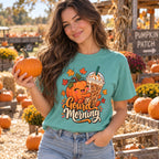 Woman wearing the Gourd Morning T-shirt