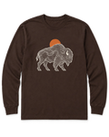 Topo Bison Long Sleeve Shirt - Dark Chocolate