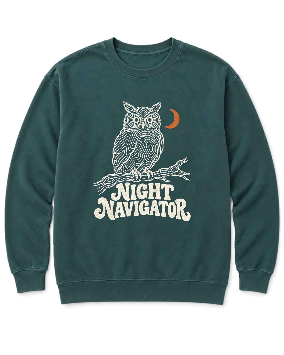 Night Navigator Sweatshirt - Blue Spruce