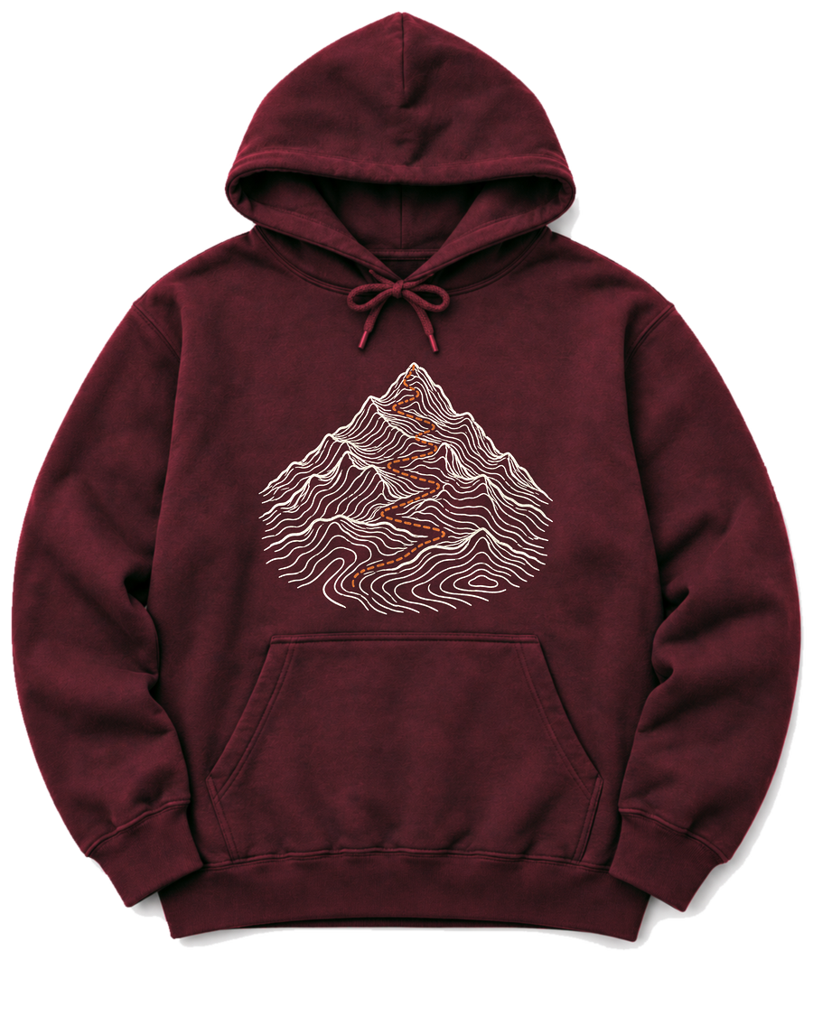 Summit Trail Hoodie - Maroon