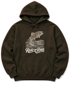 Read the River Hoodie - Dark Chocolate
