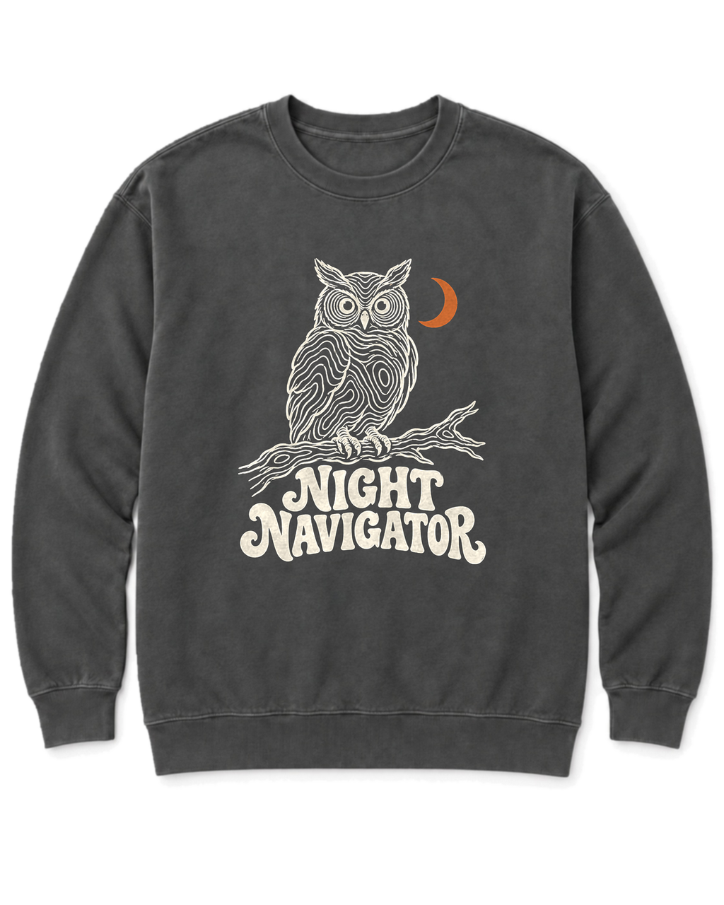 Night Navigator Sweatshirt - Pepper