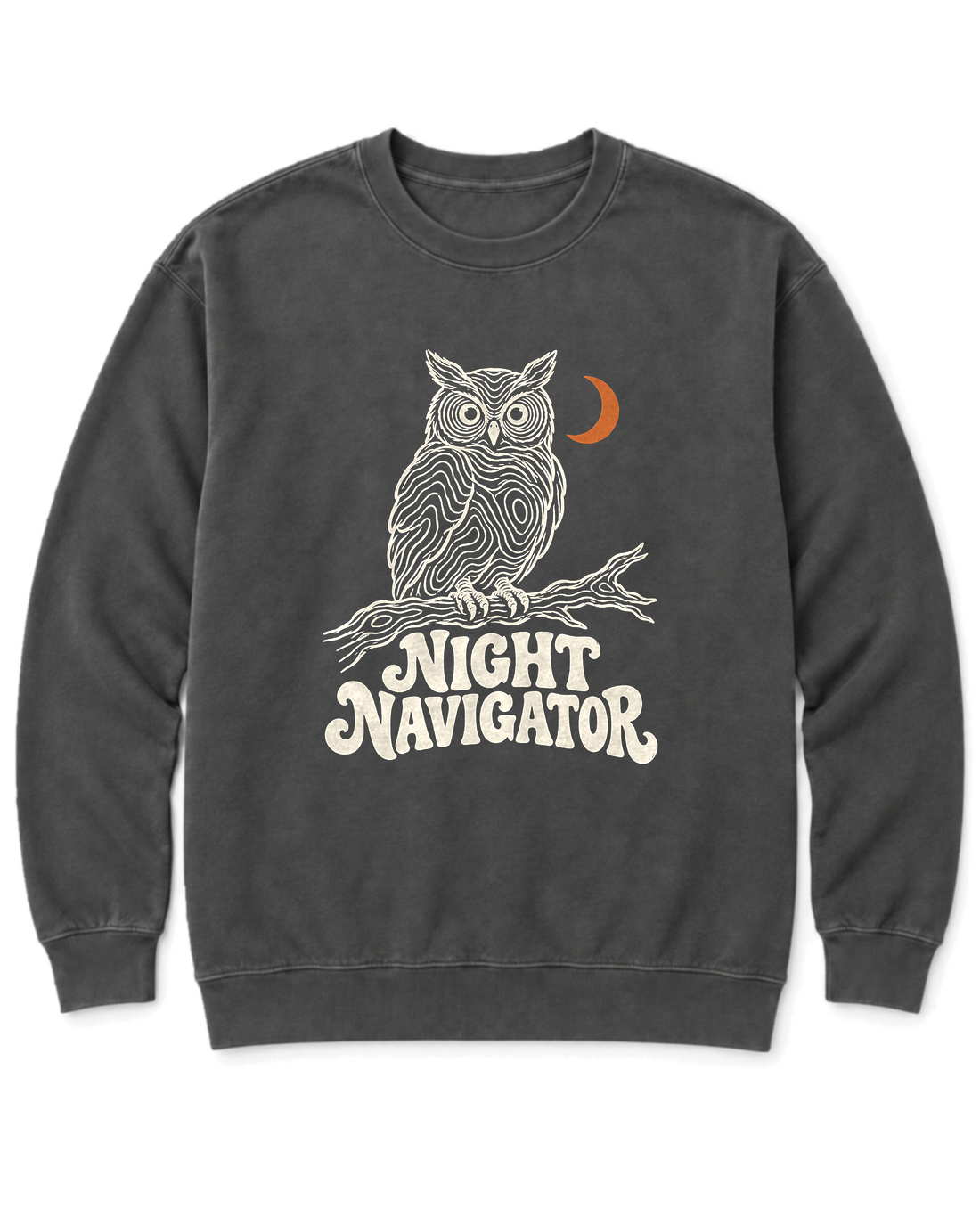 Night Navigator Sweatshirt - Pepper