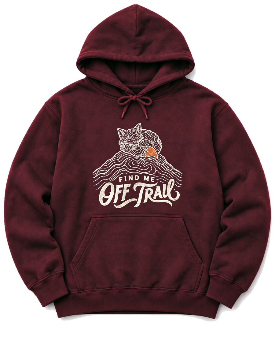 Find Me Off Trail Hoodie - Maroon