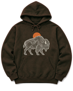 Topo Bison Hoodie - Dark Chocolate