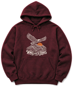 Wings Over the Ridges Hoodie - Maroon