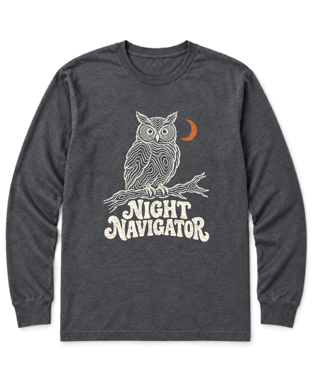 Night Navigator Long Sleeve Shirt - Dark Heather