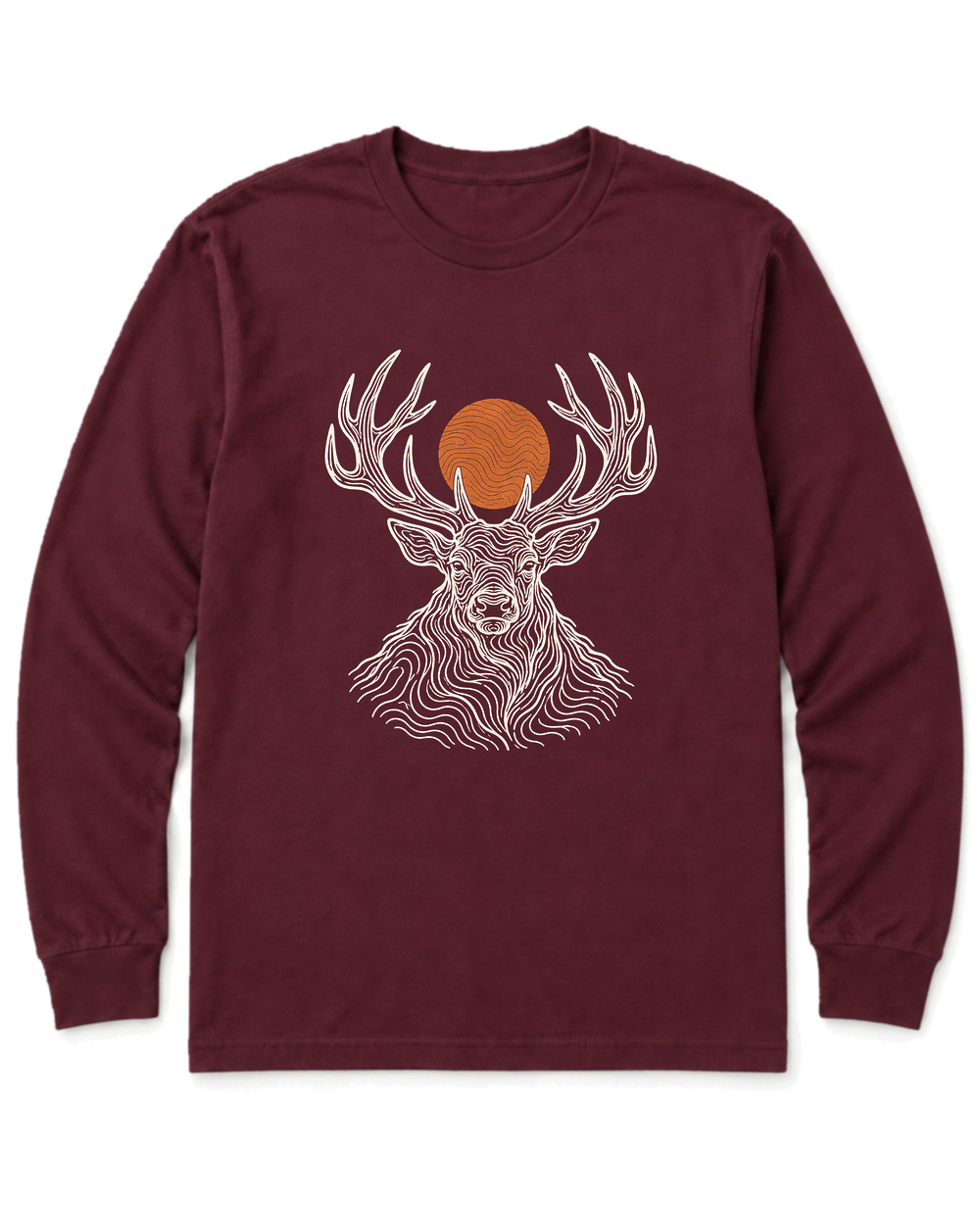 Topo Elk Long Sleeve Shirt - Maroon