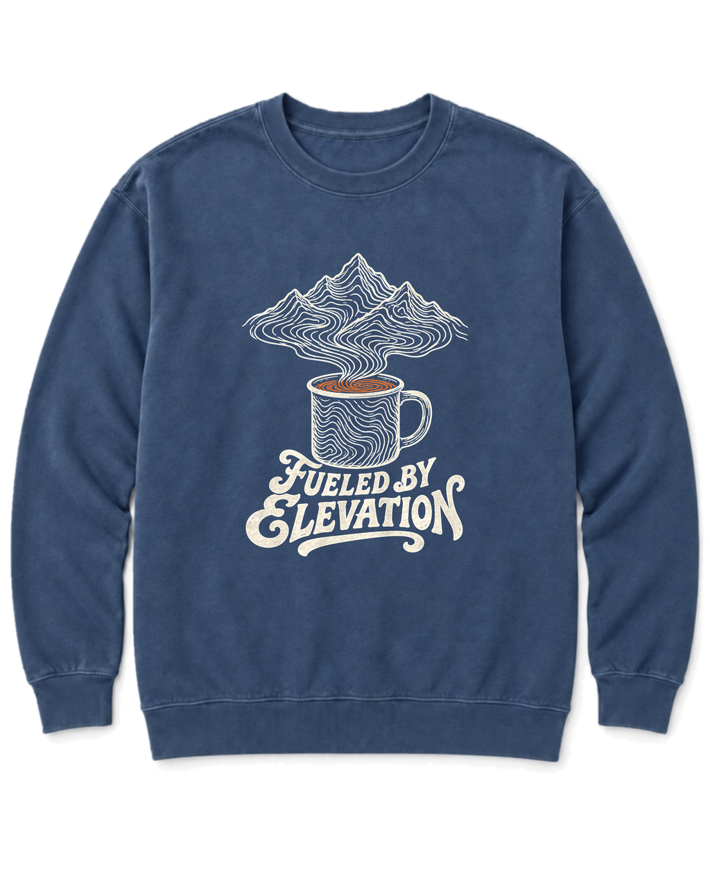 Fueled by Elevation Sweatshirt - Denim