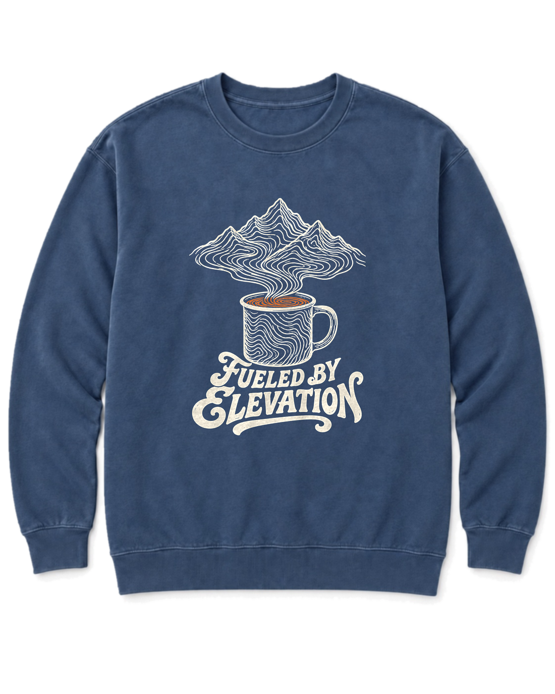 Fueled by Elevation Sweatshirt - Denim