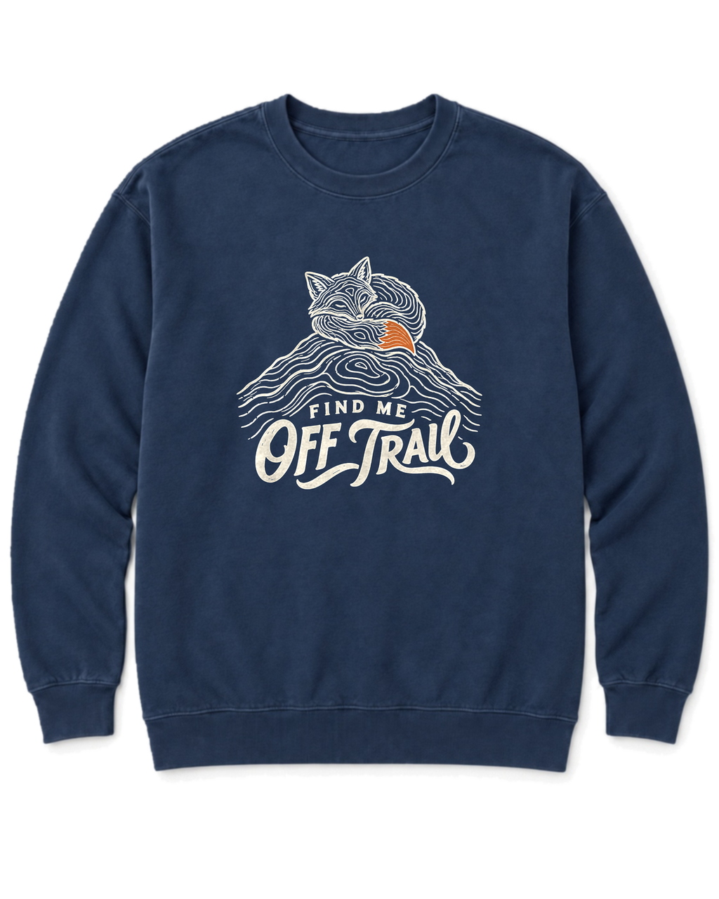 Find Me Off Trail Sweatshirt - True Navy