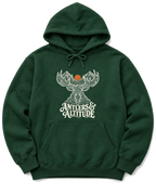 Antlers & Altitude Hoodie - Forest Green