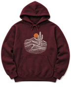 Desert Saguaro Hoodie - Maroon