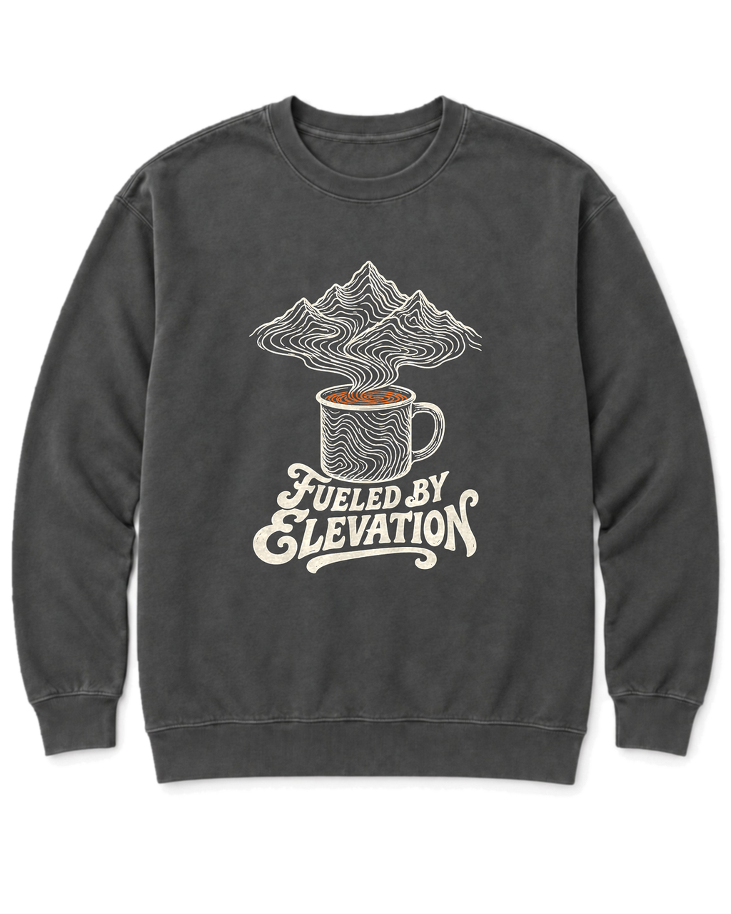 Fueled by Elevation Sweatshirt - Pepper