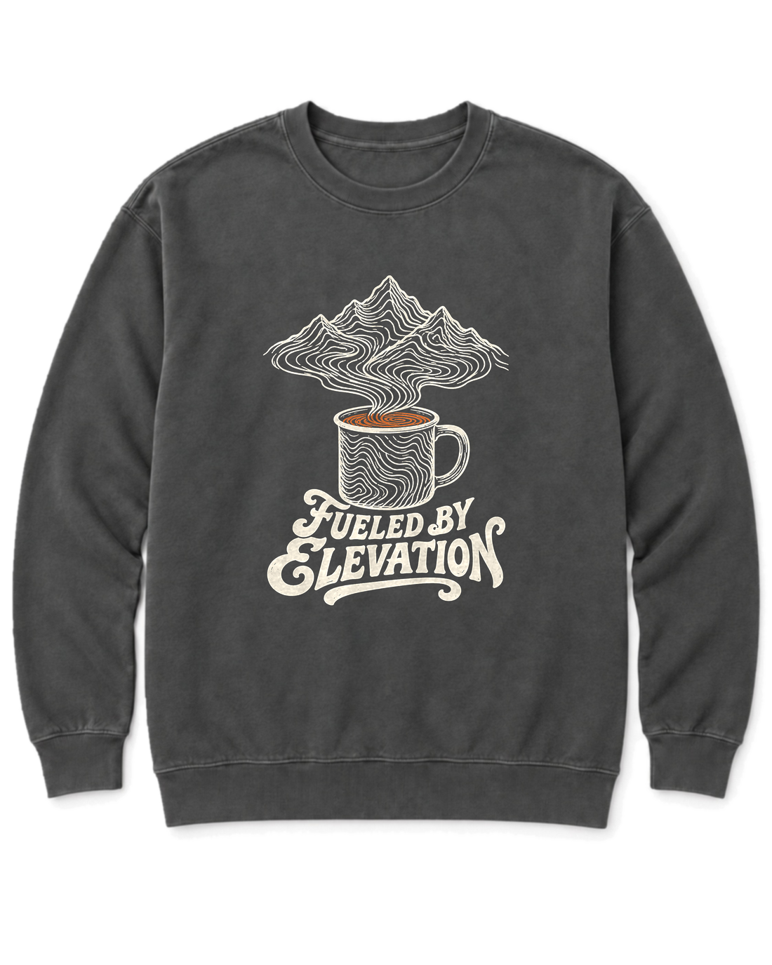 Fueled by Elevation Sweatshirt - Pepper