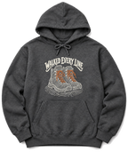 Walked Every Line Hoodie - Dark Heather