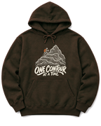 One Contour at a Time Hoodie - Dark Chocolate