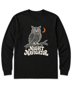 Night Navigator Long Sleeve Shirt - Black