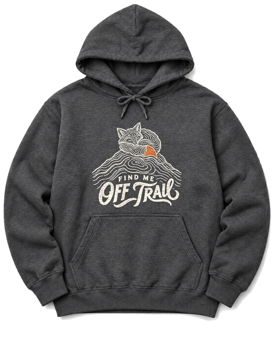 Find Me Off Trail Hoodie - Dark Heather