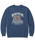 Walked Every Line Sweatshirt - Denim