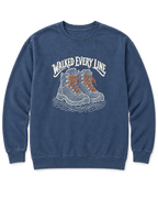 Walked Every Line Sweatshirt - Denim