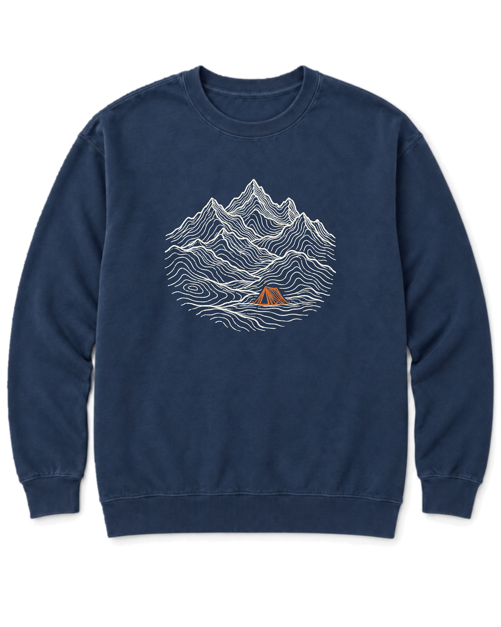 Tent Under the Peaks Sweatshirt - True Navy