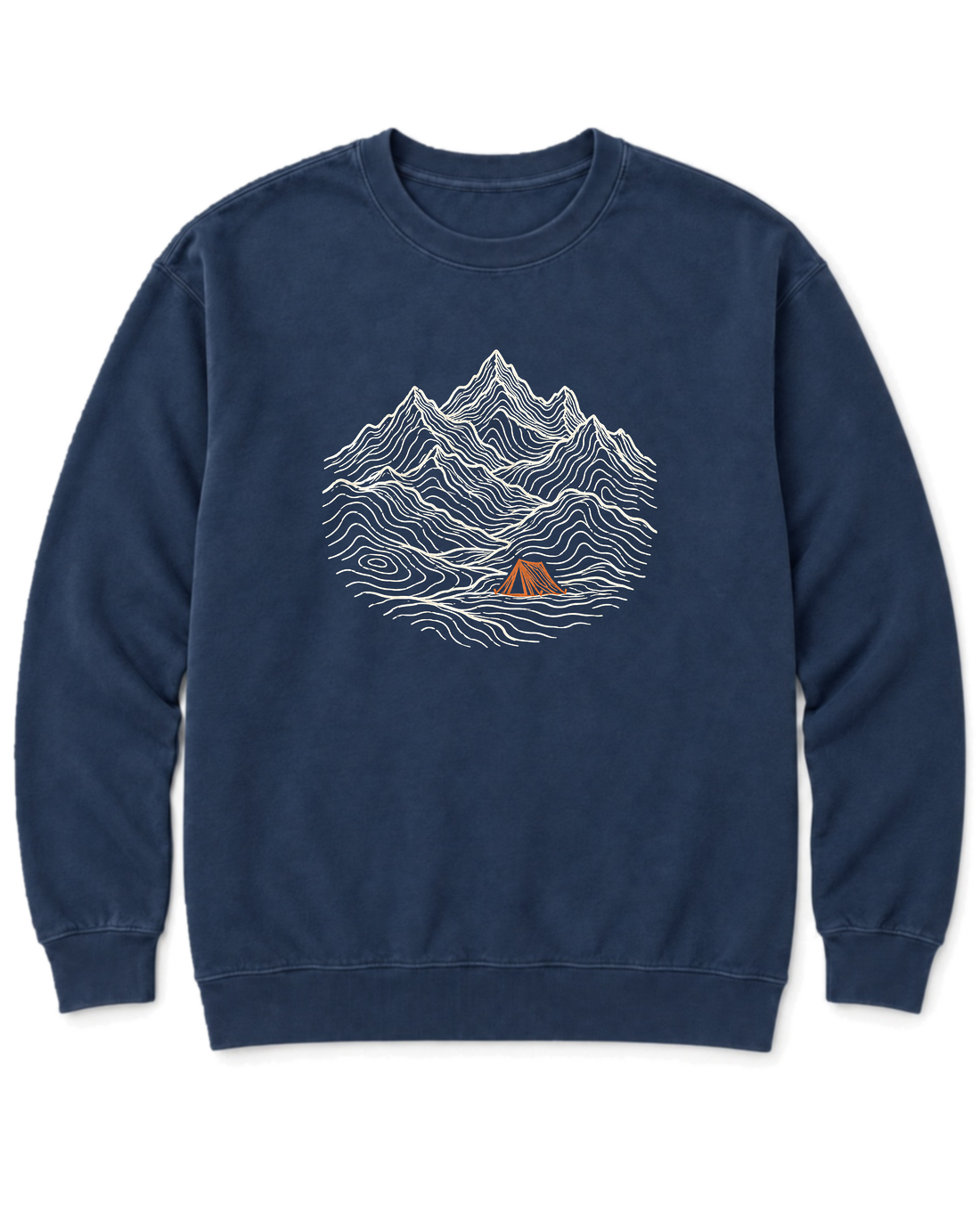 Tent Under the Peaks Sweatshirt - True Navy