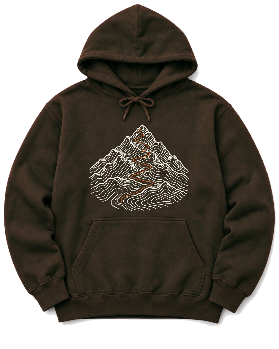 Summit Trail Hoodie - Dark Chocolate