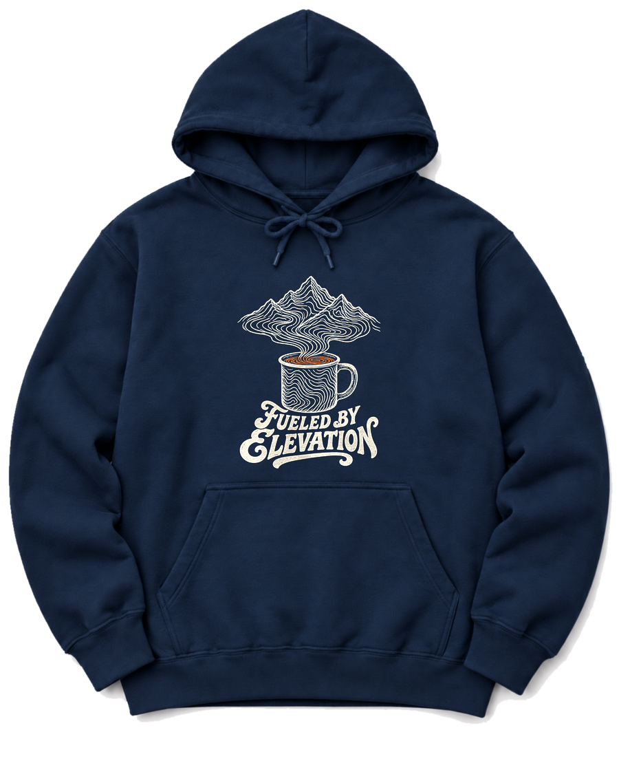 Fueled by Elevation Hoodie - Navy