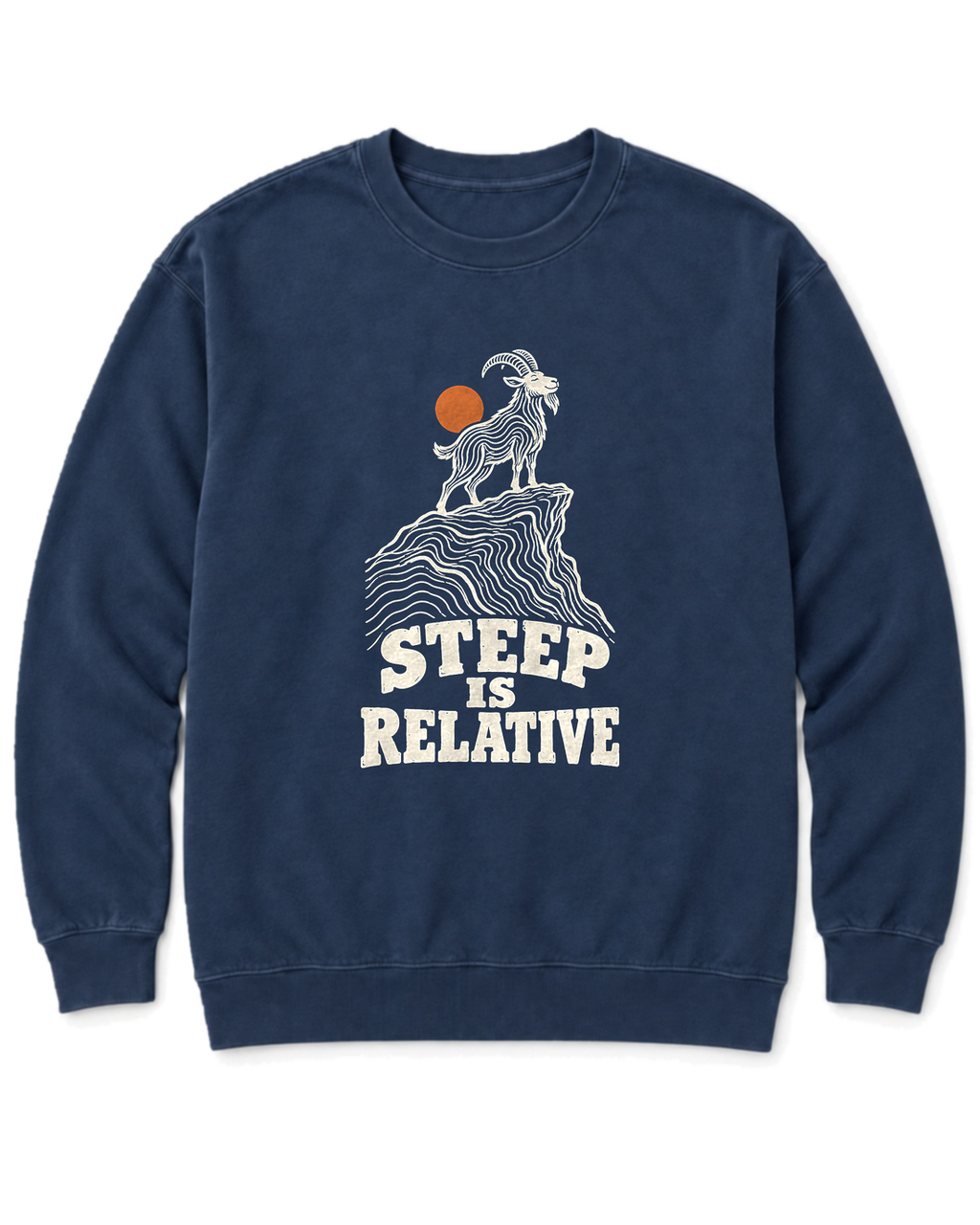 Steep Is Relative Sweatshirt - True Navy