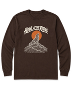 Howl at the Ridge Long Sleeve Shirt - Dark Chocolate