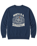 North Is a Suggestion Sweatshirt - True Navy