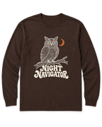 Night Navigator Long Sleeve Shirt - Dark Chocolate