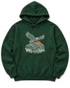 Wings Over the Ridges Hoodie - Forest Green
