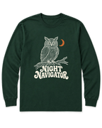 Night Navigator Long Sleeve Shirt - Forest Green