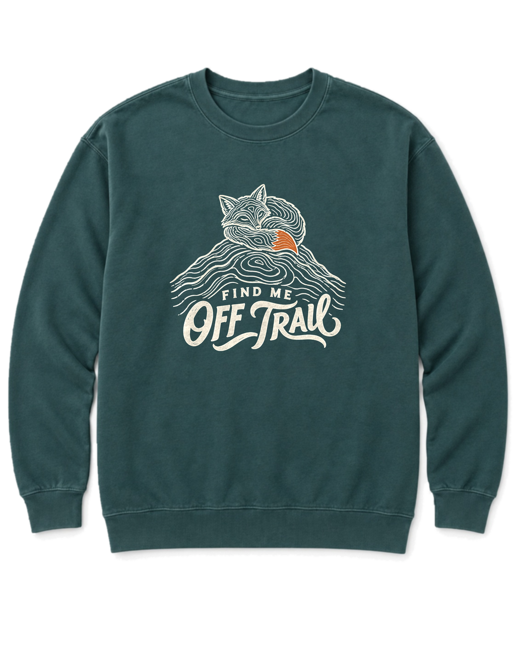 Find Me Off Trail Sweatshirt - Blue Spruce