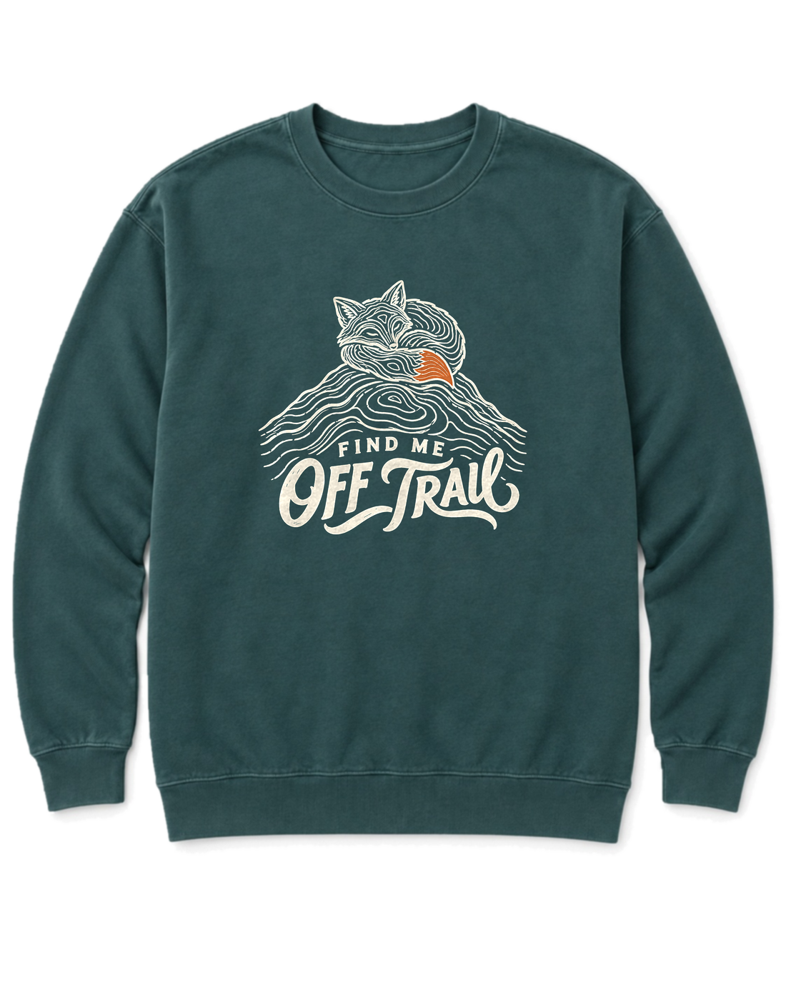 Find Me Off Trail Sweatshirt - Blue Spruce