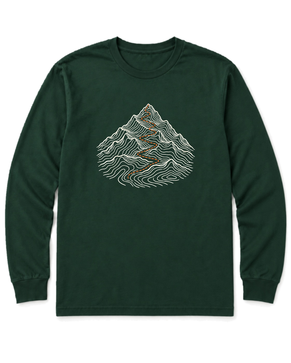 Summit Trail Long Sleeve Shirt - Forest Green