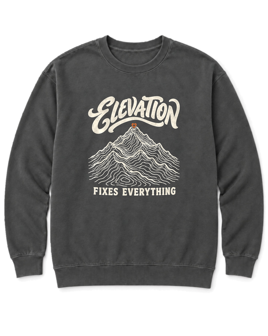 Elevation Fixes Everything Sweatshirt - Pepper